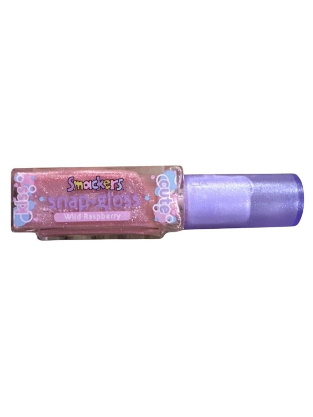 NEW Bubble Font Bonne Bell Lip Smacker WILD RASPBERRY Snap Lip Gloss Rare VHTF